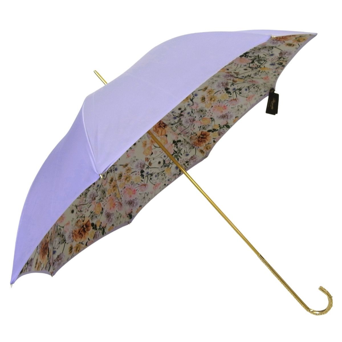 パソッティ PASOTTI Pasotti 傘 雨傘 ◆新品◆ UVカット かさ レディース  2枚張り Style 189 FIORI DI CAMPO ラベンダー 花柄 フラワープリント PO-106