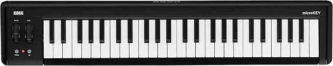 KORG コルグ MIDIキーボード microKEY2 マイクロキー DTM|49鍵盤|コントローラー|USB|パスパワー|プラグイン付属 MICROKEY2-49