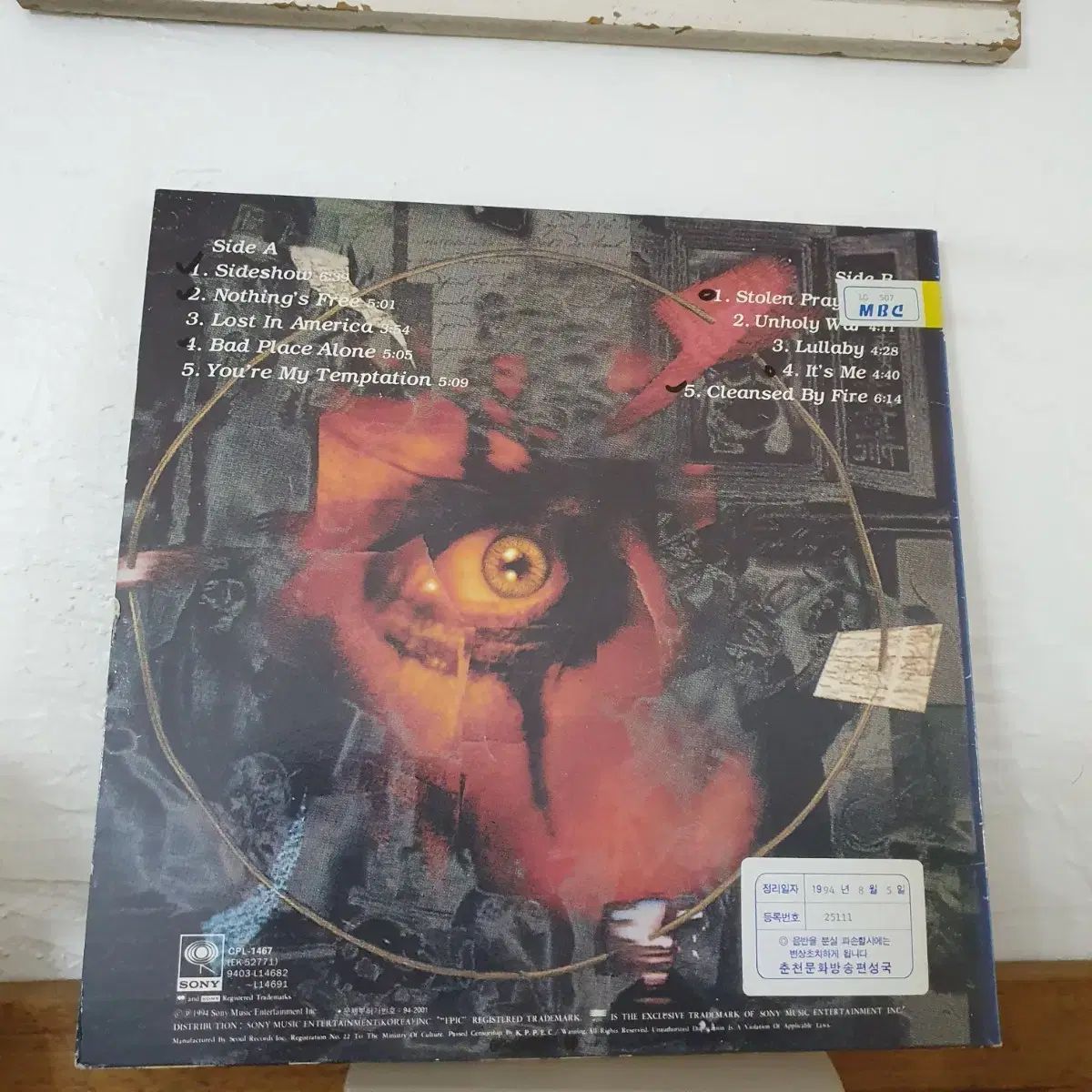 B'z 非売品 販促パネル 4枚セット 布袋寅泰 店頭用販促パネルスタンド