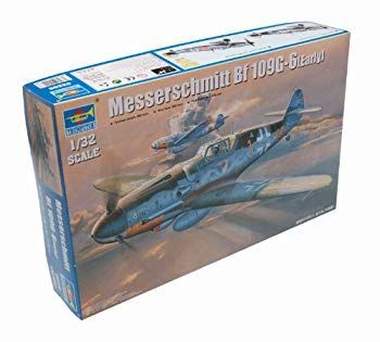 【】【非常に良い】トランペッター 1/32 ドイツ軍 メッサーシュミット Bf109 G-6 初期型 プラモデル wgteh8f