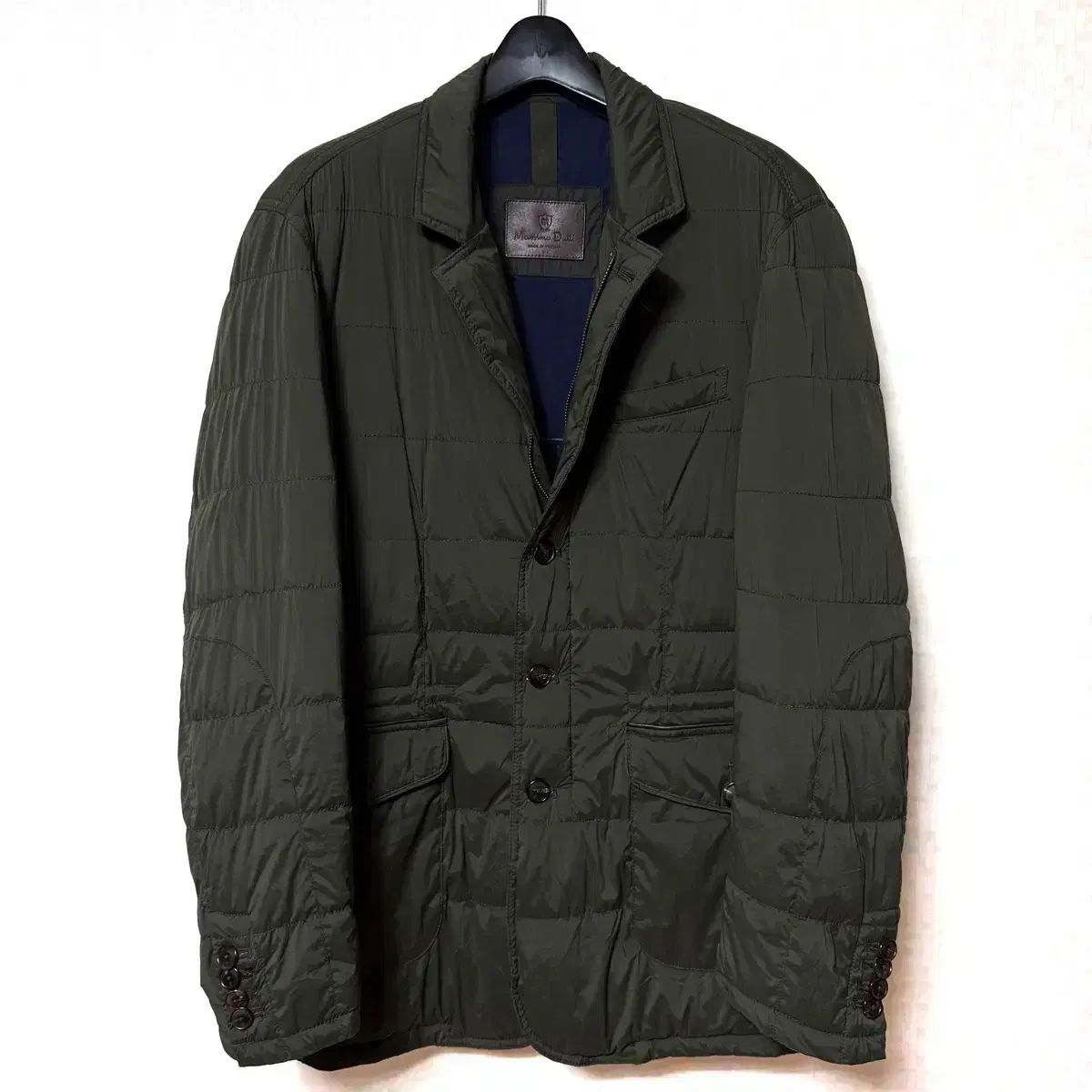 S 90 マッシモ ドゥッティ ダウン ブレーザー ジャケット カーキ