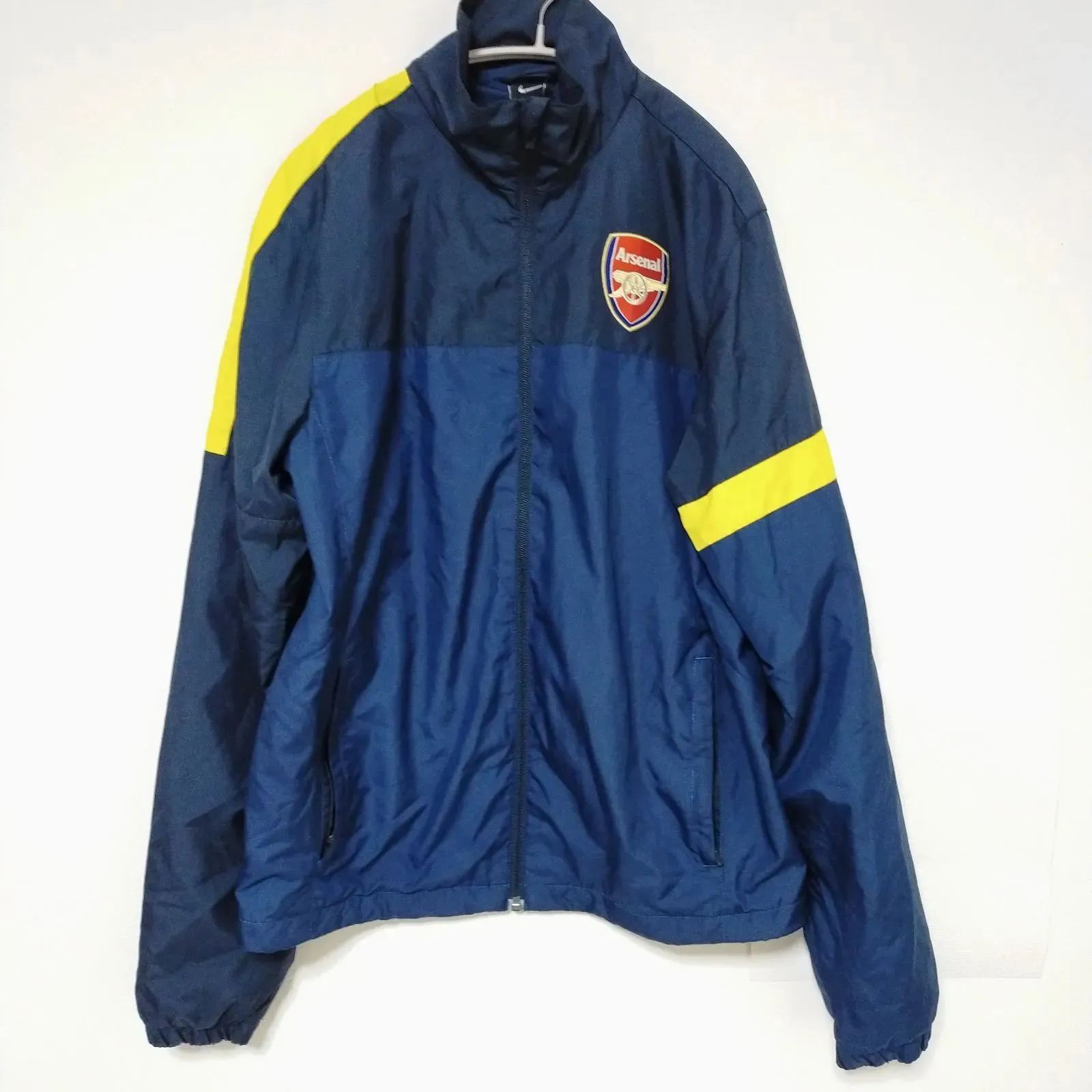 arsenal ジャケット NIKE アーセナル ネイビー 美品 NIKE 00s NIKEナイキ Arsenal Fly Emirates アーセナル刺繍 トラック