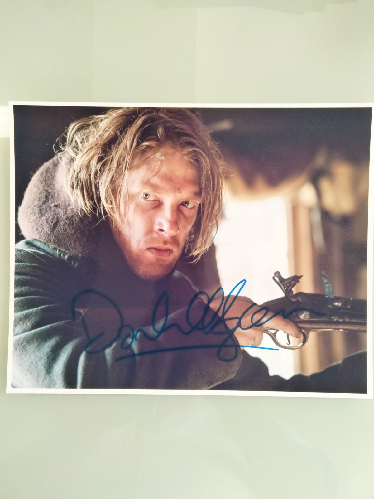 ドーナル・グリーソン直筆サイン超大型写真…Domhnall Gleeson…ハリーポッターと死の秘宝…