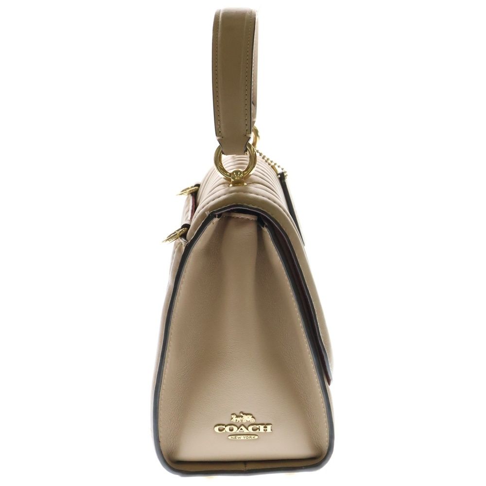 COACH (コーチ) 2WAYハンドバッグ ショルダーバッグ ゴールド