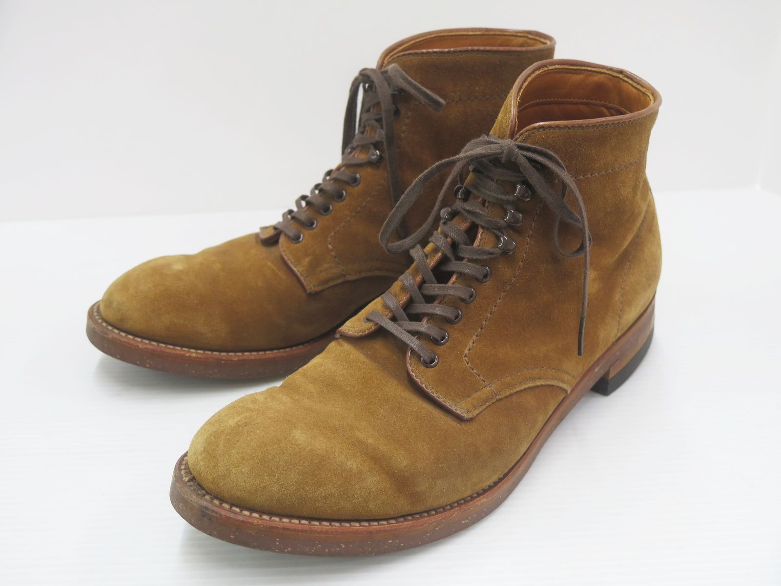 Alden オールデン 45635H PLAIN TOE LACE UP BOOTS スエードブーツ　8