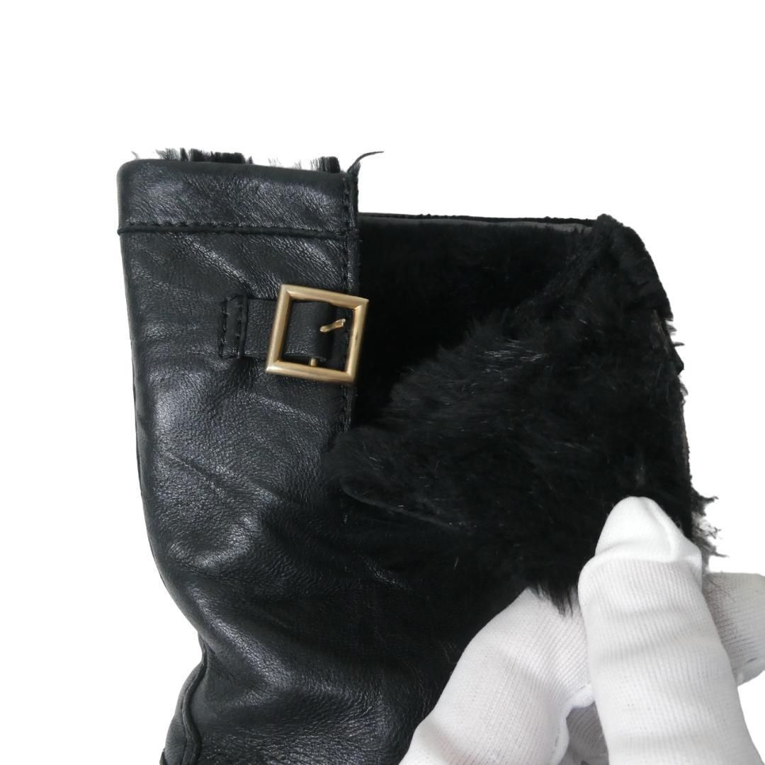 Jimmy Choo ジミーチュウ エンジニアブーツ ショートブーツ ムートン 