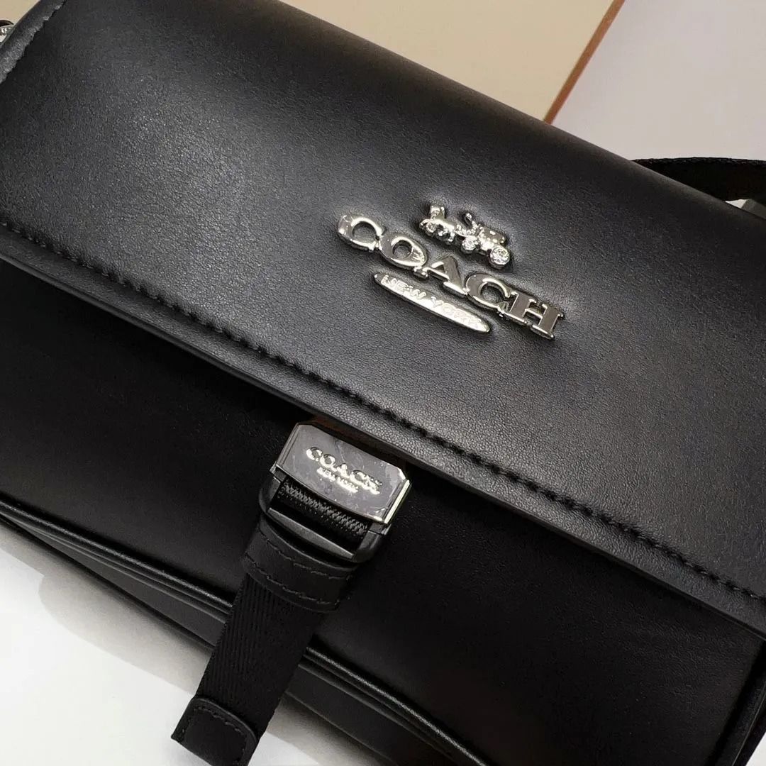 コーチ アウトレット ショルダーバッグ メンズ ペース メッセンジャー バッグ ブラック ユニセックス COACH OUTLET CR098  SV/BK - メルカリ