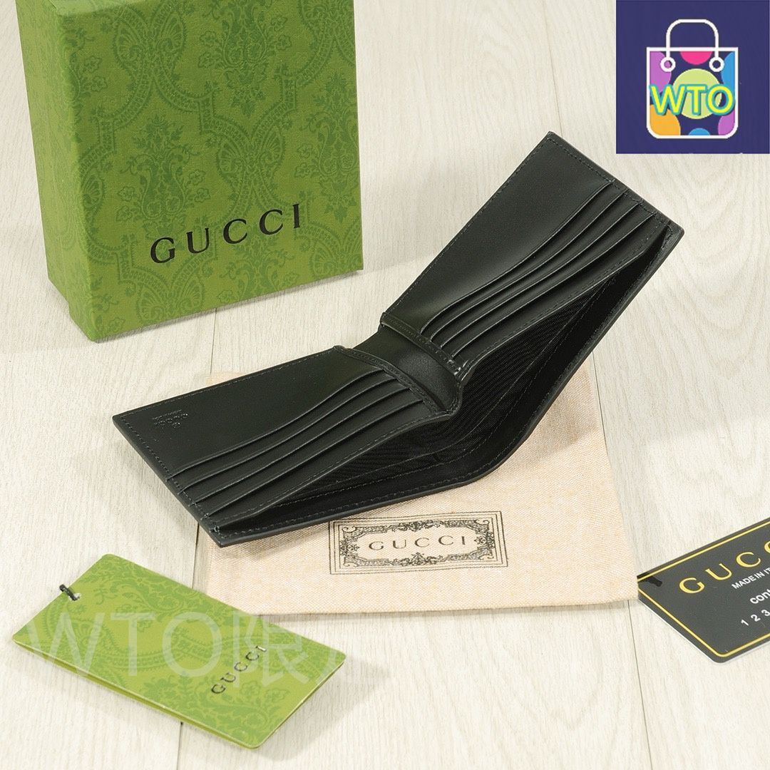 メンズショート二つ折り財布 牛皮使用