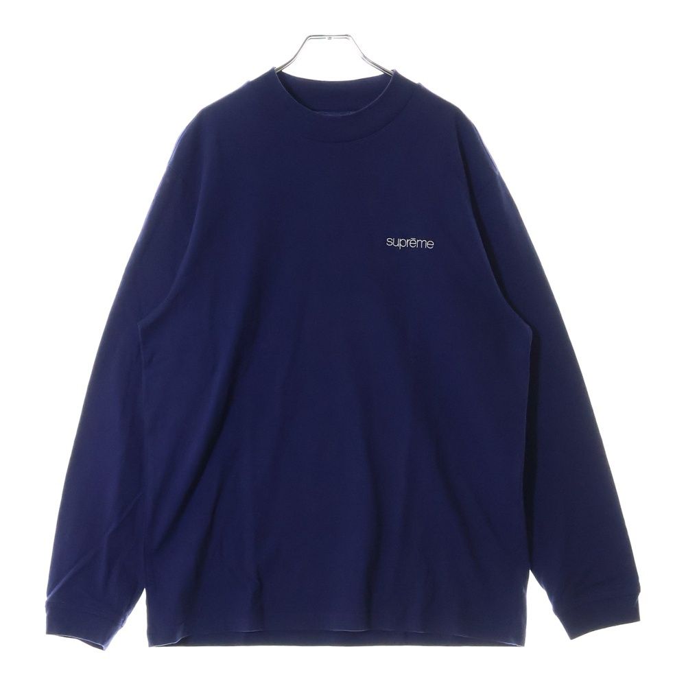 Supreme ブラック 長袖カットソー L Mock Neck L/S Top Supreme シュプリーム SUPREME 22AW Mock Neck L/S Top Tシャツ