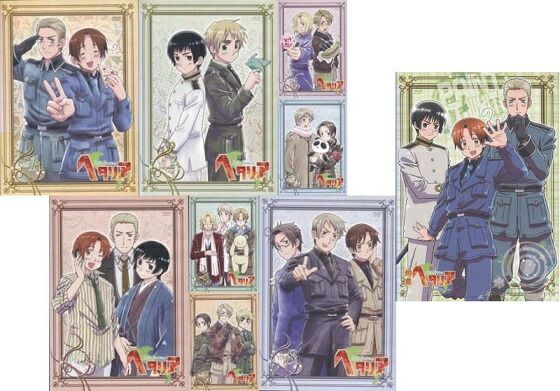 DVD 【※※※】[全8巻セット]ヘタリア Axis Powers vol.1~8(初回