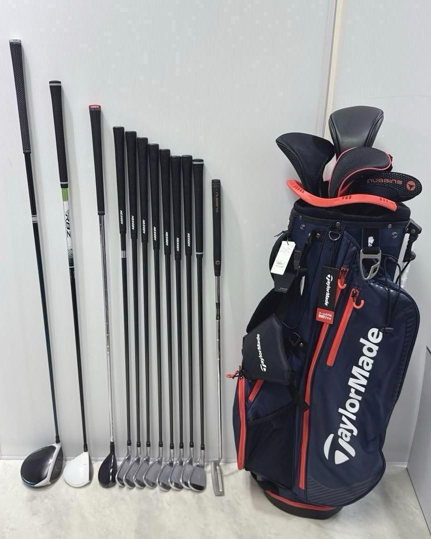 新品バック 豪華12本クラブセット SIM2 MAX テーラーメイド 右 S 新品バック 豪華12本クラブセット SIM2 MAX テーラーメイド 右 S
