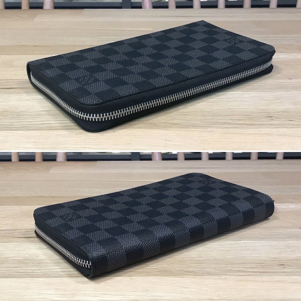 超美品】ルイヴィトン ダミエグラフィット ジッピーオーガナイザーNM 
