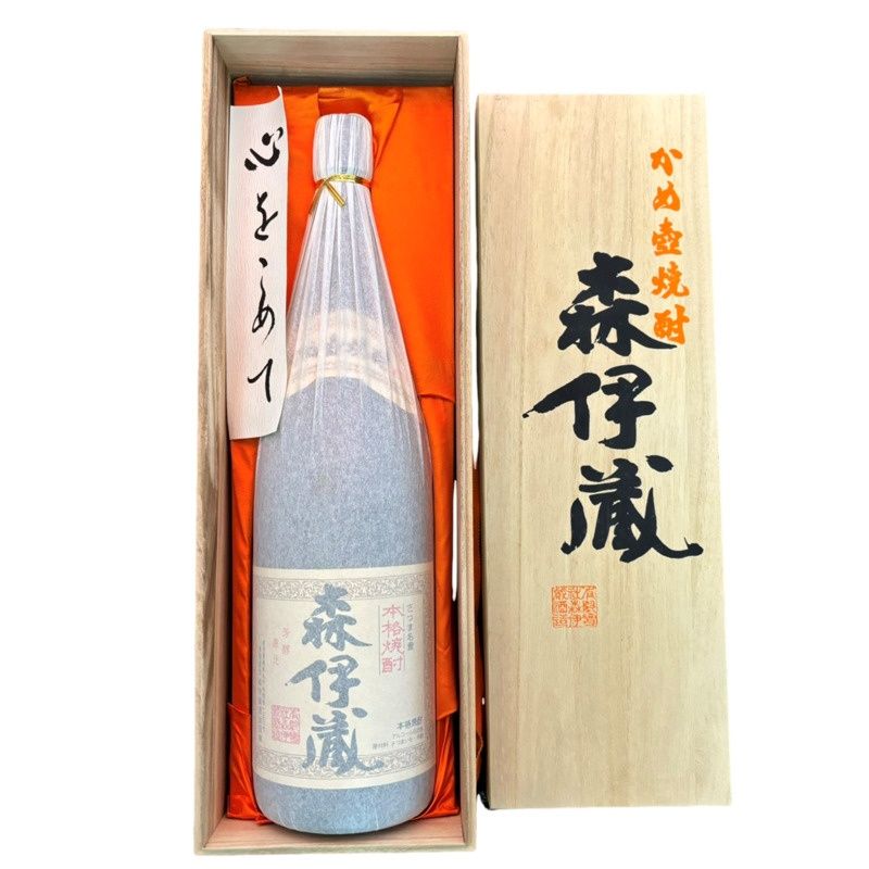 本格焼酎 芋焼酎 森伊蔵酒造 森伊蔵 1800ml 25度 桐箱 未開栓 人気銘柄 一升瓶 32404K220 - メルカリ