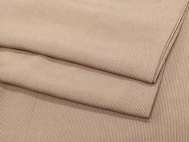 平和屋着物●江戸小紋　万筋　紅檜皮色×白茶色　正絹　逸品　CAAU9617vf 平和屋着物○江戸小紋 万筋 紅檜皮色×白茶色 正絹 逸品 CAAU9617vf