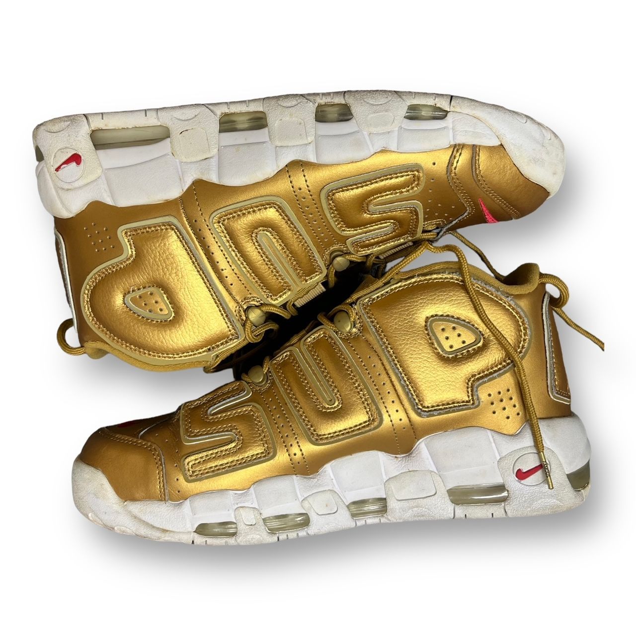 メンズSupreme/Nike Air More Uptempo Gold