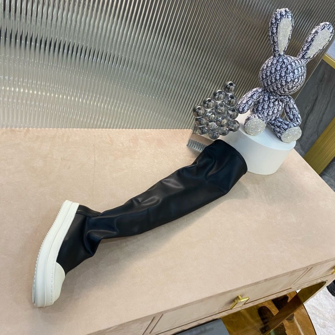 Rick owens ニーハイソックススニーカー - メルカリ
