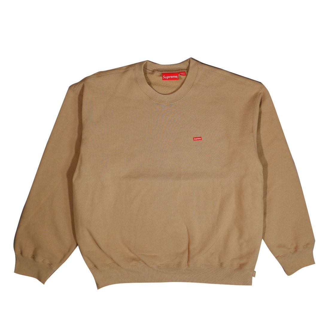 22ss supreme small box crewneck natural supreme small box