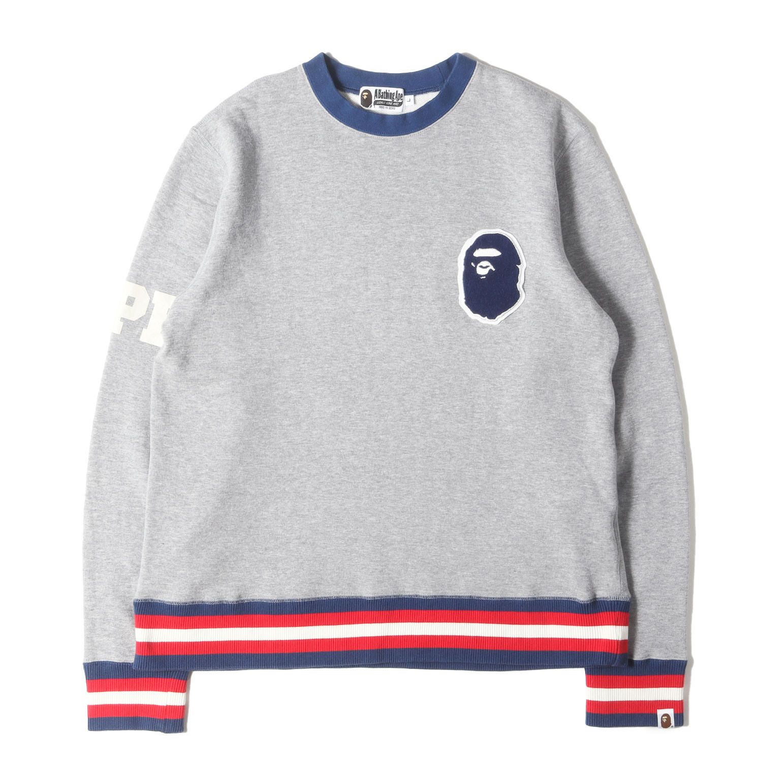 A BATHING APE エイプ タイガー スウェット トレーナー グレー 中古・古着通販】A BATHING APE (アベイシングエイプ