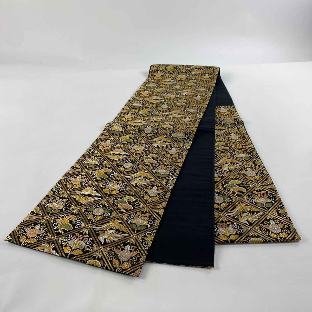 しゃれ袋帯　刺繍　美品 000000005290_ku99q0J.jpg