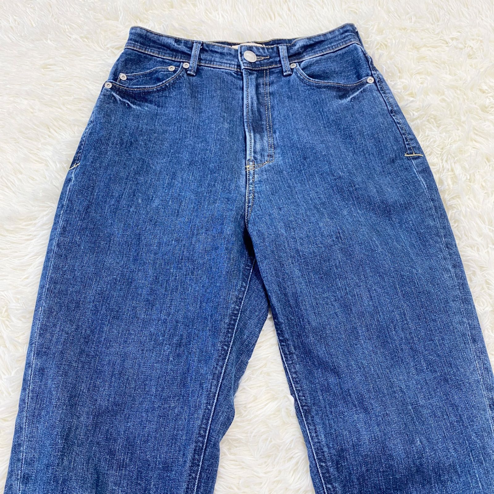 美品✨【YANUK】ヤヌーク ボーイズテーパード デニムパンツ ANN ハイ 