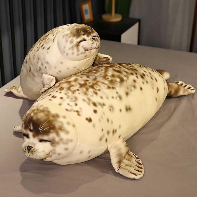 女の子向けプレゼント集結 35cm~120cm アザラシ ぬいぐるみ ゴマ 長い抱き枕 大きいサイズ ぬいぐるみ