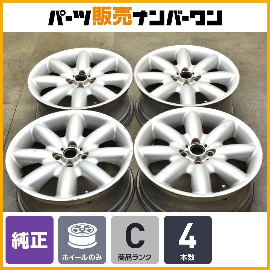 正規品】MINI R55 R56 ミニクーパー 純正 17in 7J +48 PCD100 4本セット 品番:1512352 SスポークR85 R50  R52 流用 スタッドレス用 - メルカリ