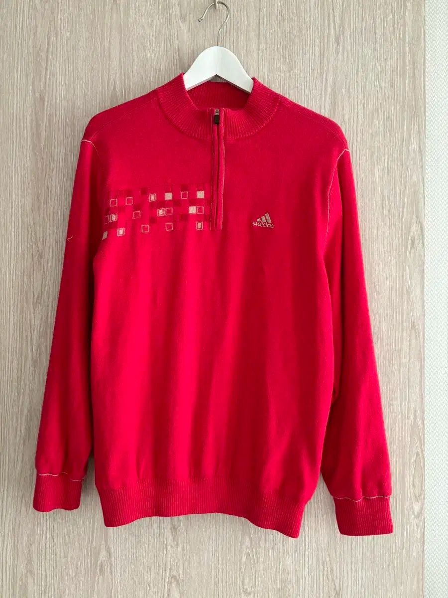 正規品 アディダスゴルフ ウール-コットン ニット 防風 ウィンドブレーカー