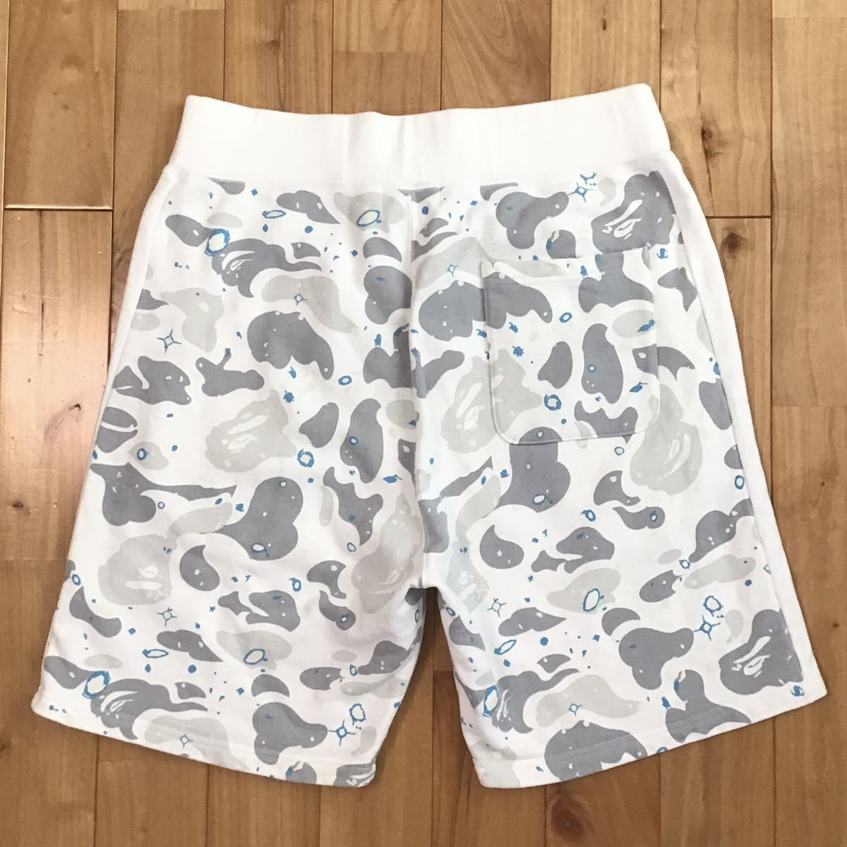 42cmx53cmshark sweat shorts pants bape 迷彩 ショーツ