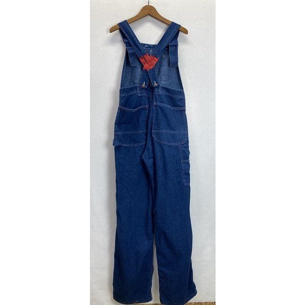 BIG MAC オーバーオール ボトムス 無地 デニム ワンポイント ブランドロゴ 古着