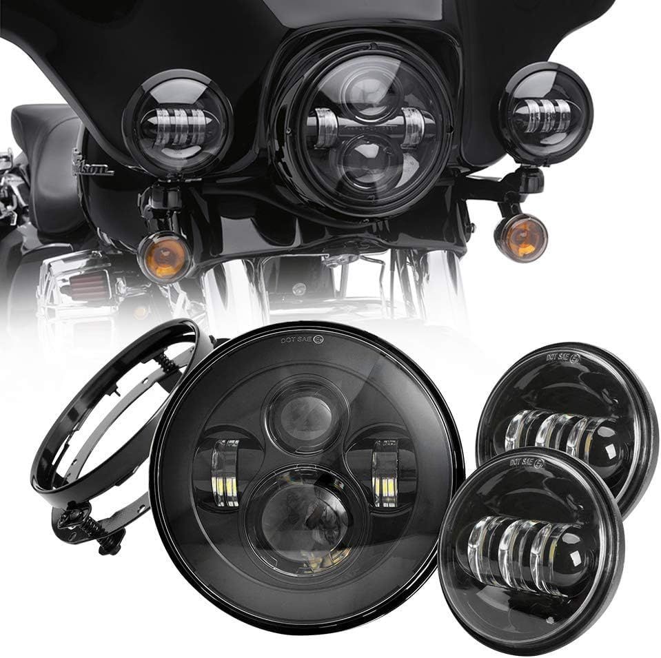 特価商品】Chelhead 7インチ led ヘッドライト ハーレーダビッドソン用 