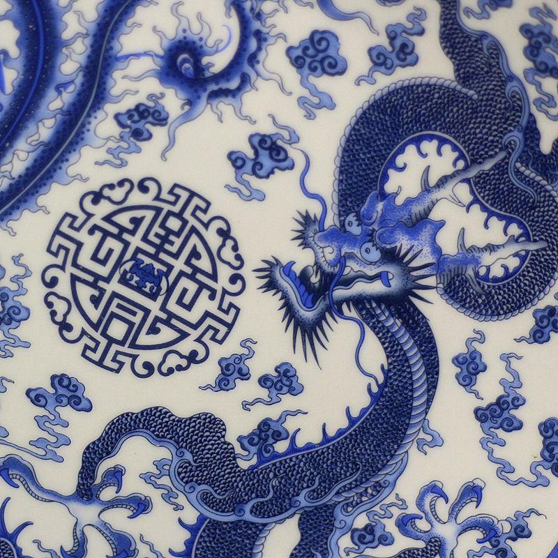 銅細工 皿 置物 龍鳳呈祥 如意紋 装飾皿 装飾品 工芸品 美術品 置物 大清乾隆龍鳳呈祥青磁皿 景徳鎮 陶磁器 装飾品 現代工芸品美術品