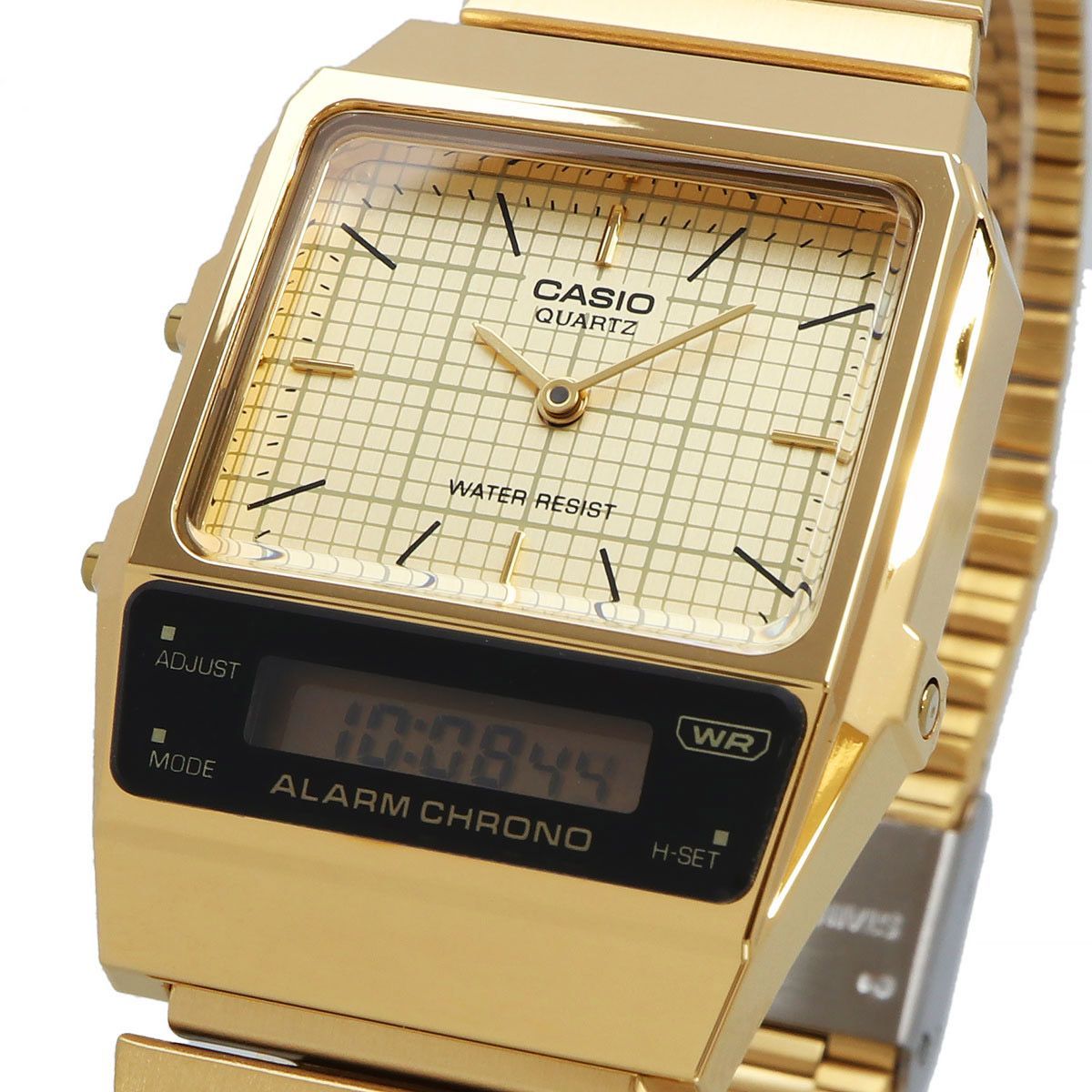 CASIO QUARTZ メンズ GOLD/GOLD 海外モデル 新品未使用 CASIO（腕時計