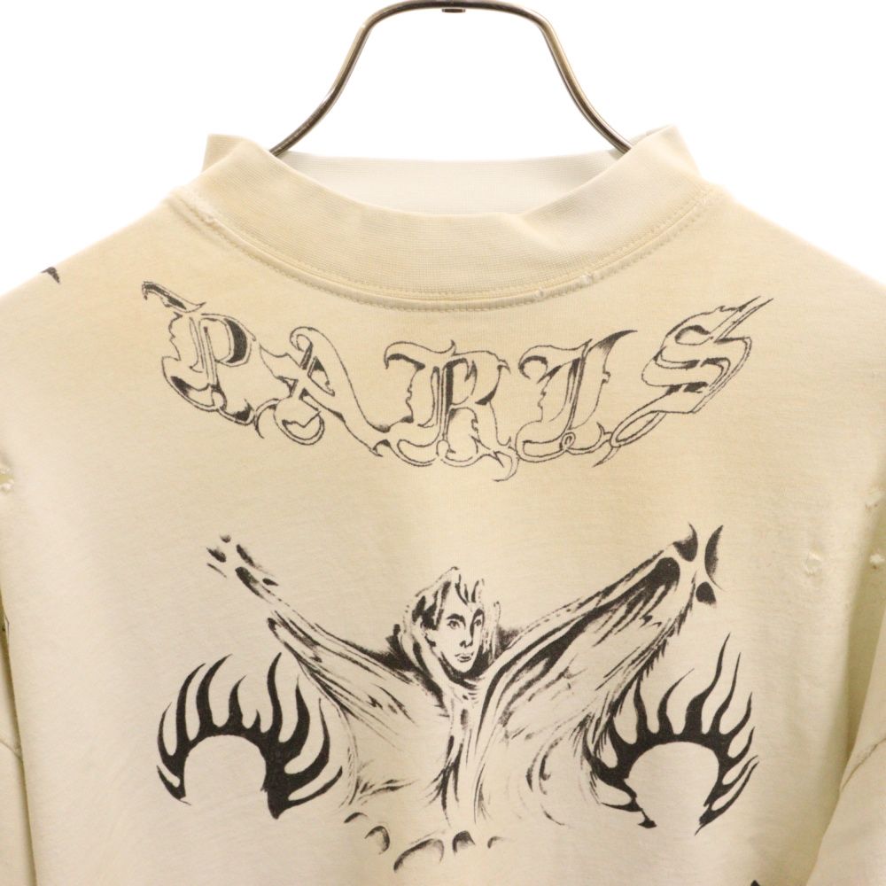 balenciaga 24ss Tattoo Distressed top Long Sleeve Balenciaga