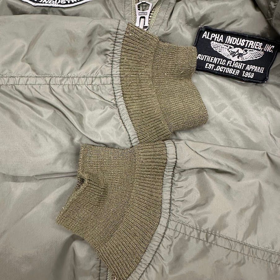 ALPHA INDUSTRIES アルファ MA1 フライトジャケット ワッペン - メルカリ