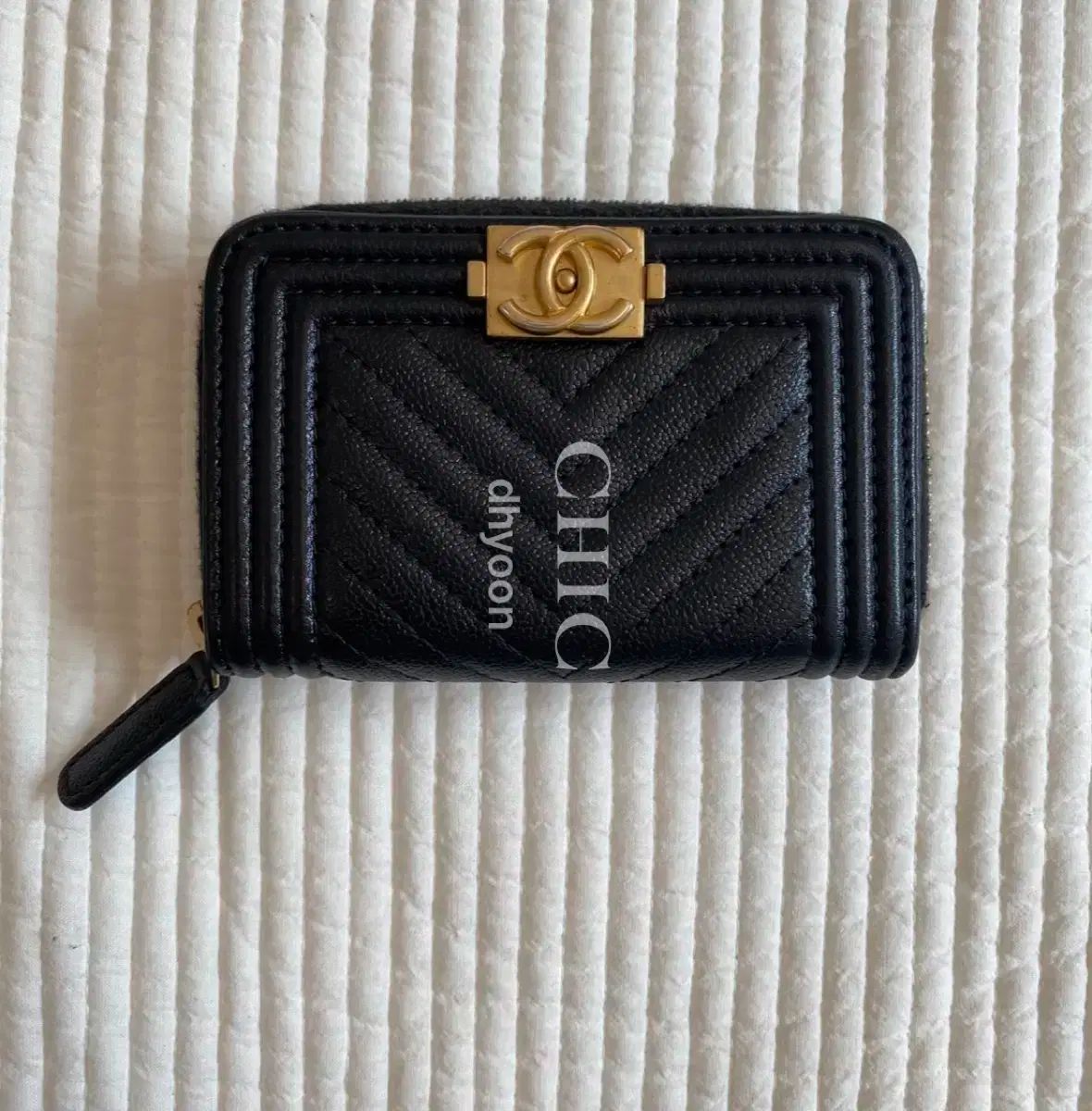 Chanel シャネル ボーイ ラウンドファスナー