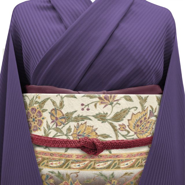 新古品】 袋帯 未使用 全通 正絹 染め帯 手染め 京友禅 都摺浪漫