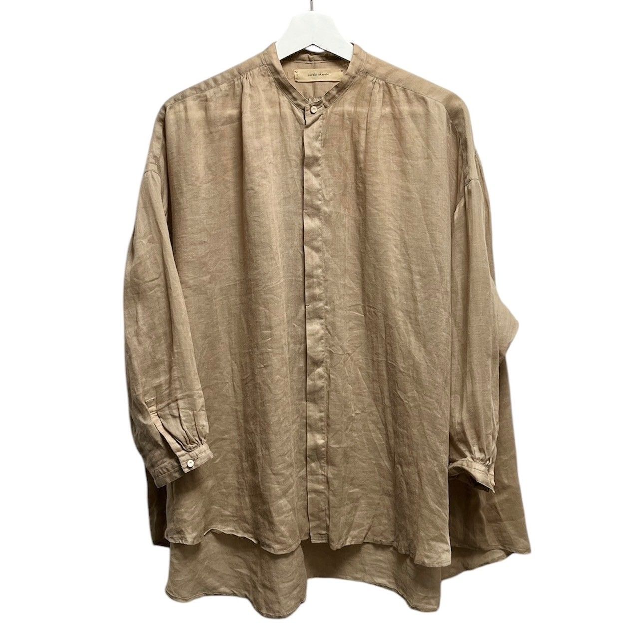 suzuki takayuki スズキタカユキ over blouse ラミーオーバーブラウス シャツ T001-13-1 13850 - メルカリ