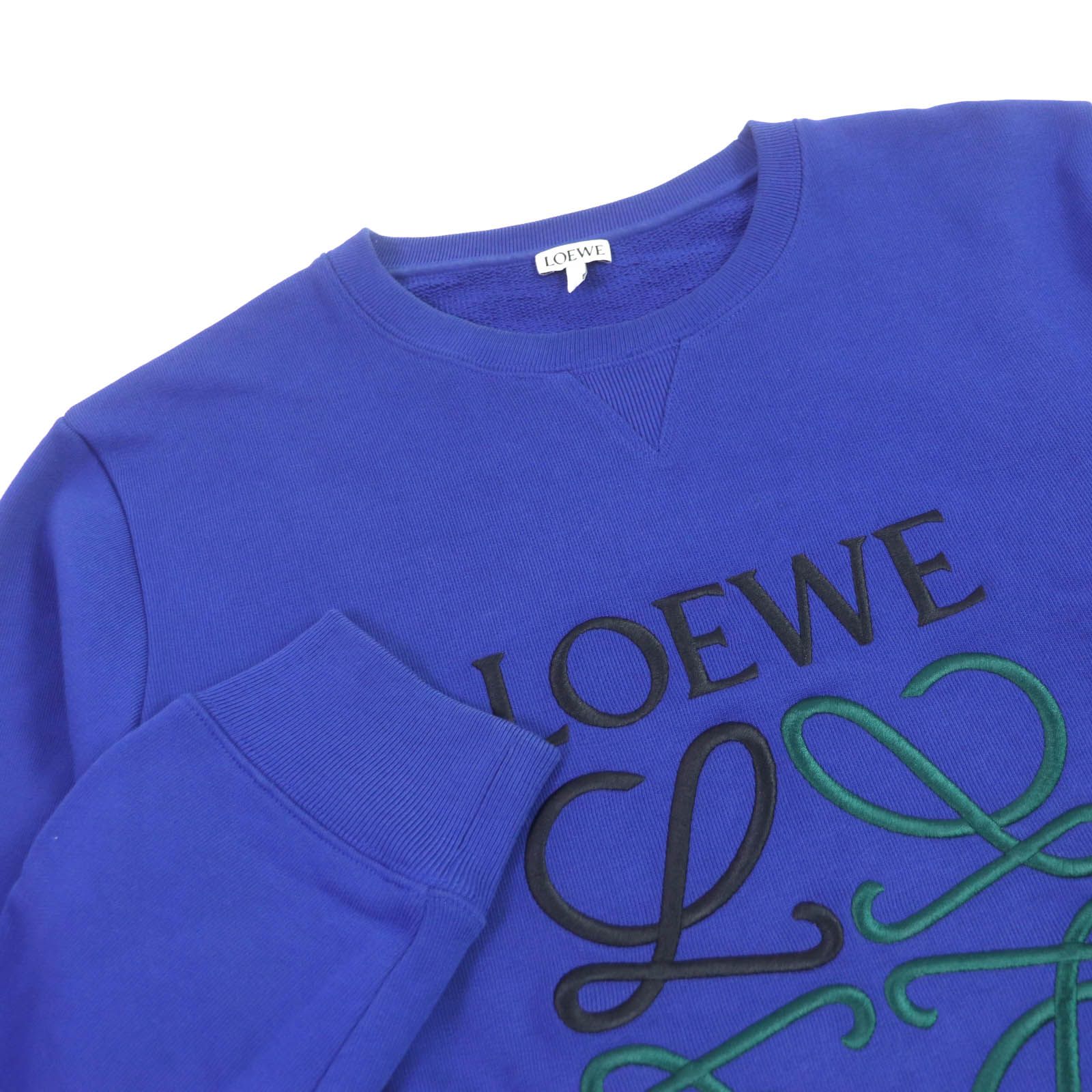 美品□LOEWE ロエベ H526Y24J07 コットン100％ アナグラム ロゴエン 