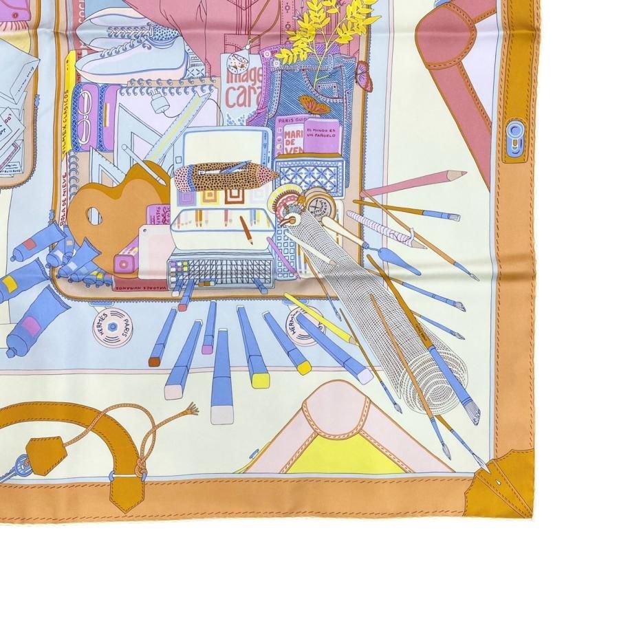 HERMES エルメス カレ90 冬の火 L'hiver レディース スカーフ