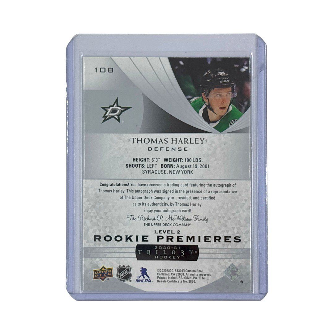 UPPER DECK NHLカード TRILOGY THOMAS HARLEY STARS 042/199 #108 送料無料 中古 IT1 UPPER DECK NHLカード TRILOGY THOMAS HARLEY STARS 042/199