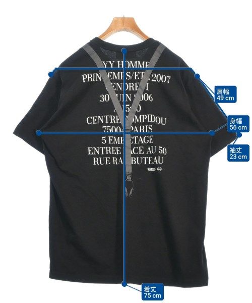 ラスト一品 新品 未使用 ヨウジヤマモト wildside 半袖 Tシャツ WILDSIDE YOHJI YAMAMOTO Tシャツ・カットソー メンズ 【古着