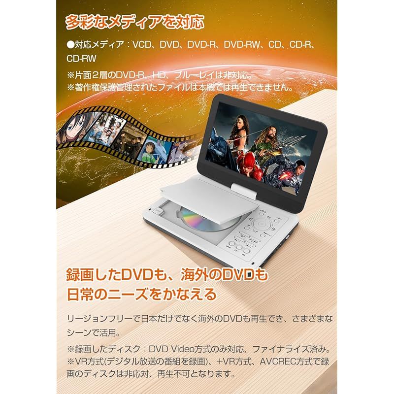 最大5時間連続再生 リージョンフリー