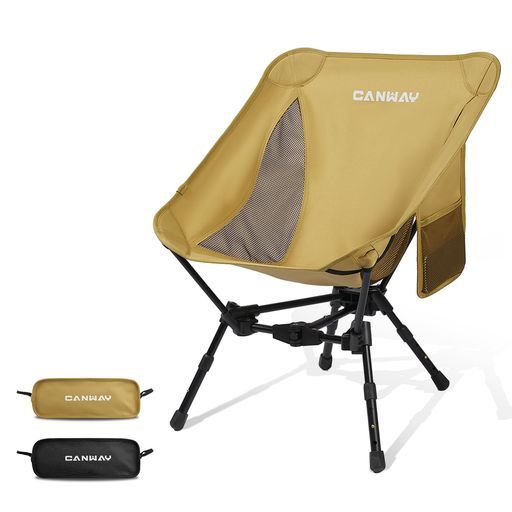 定番人気，最新作 CANWAY折りたたみ椅子軽量耐荷重180kgキャンプ用チェアコンパクトアウトドアハイキングピクニックバーベキューソロキャンプ・登山・釣り適用カップホルダー付き高さ調節可能収納袋付 その他