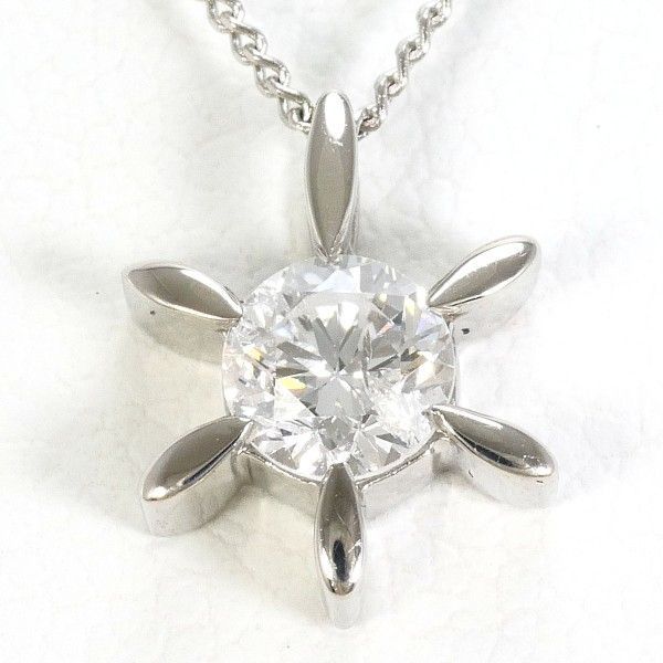 PT PT850 ネックレス NECKLACE ダイヤ 0.332 鑑定書 総重量約2.5g 約 
