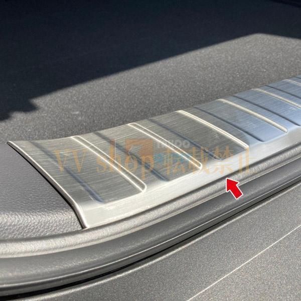 トヨタ カローラクロス 10系 2021年9月 ラゲッジスカッフプロテクター ステップガード シルバー ステンレス製 傷付き防止 内装 パーツ2P 5 BRIGHTFACE_UK