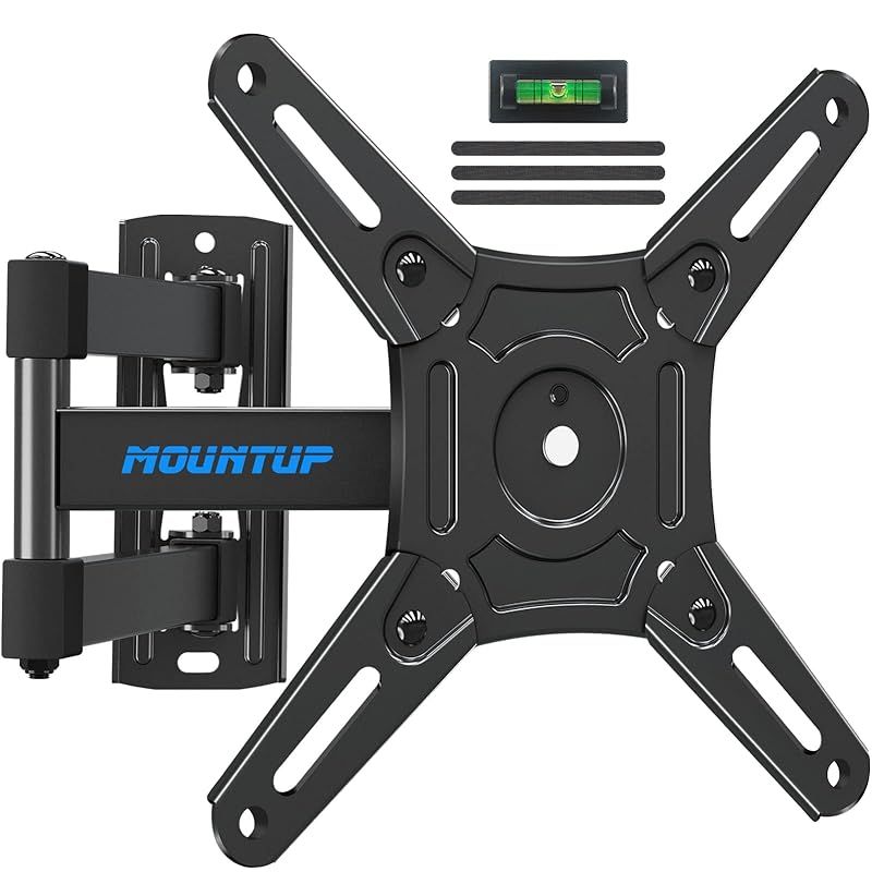MOUNTUP テレビ壁掛け金具 回転式 モニターアーム 軽量 10～43インチ