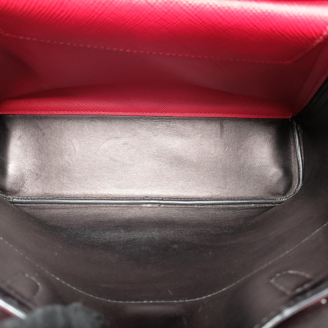 プラダPradaハーフフラップダブルターンロックレッドサフィアーノレザーBN2821180 10