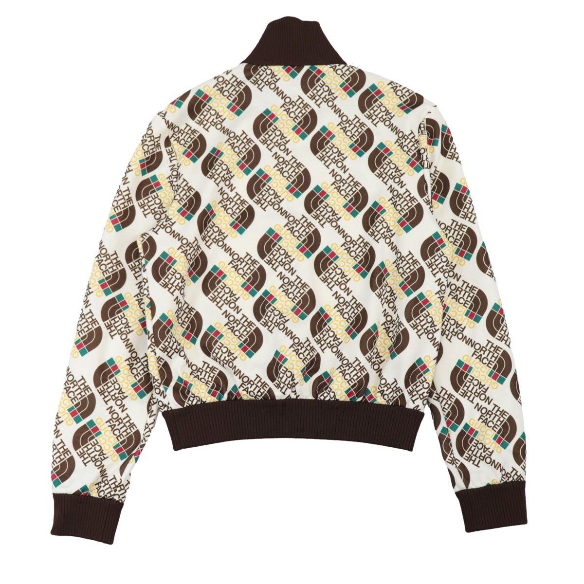 美品 グッチ 21SS ネームロゴ 総柄 ジップアップ ジャケット  