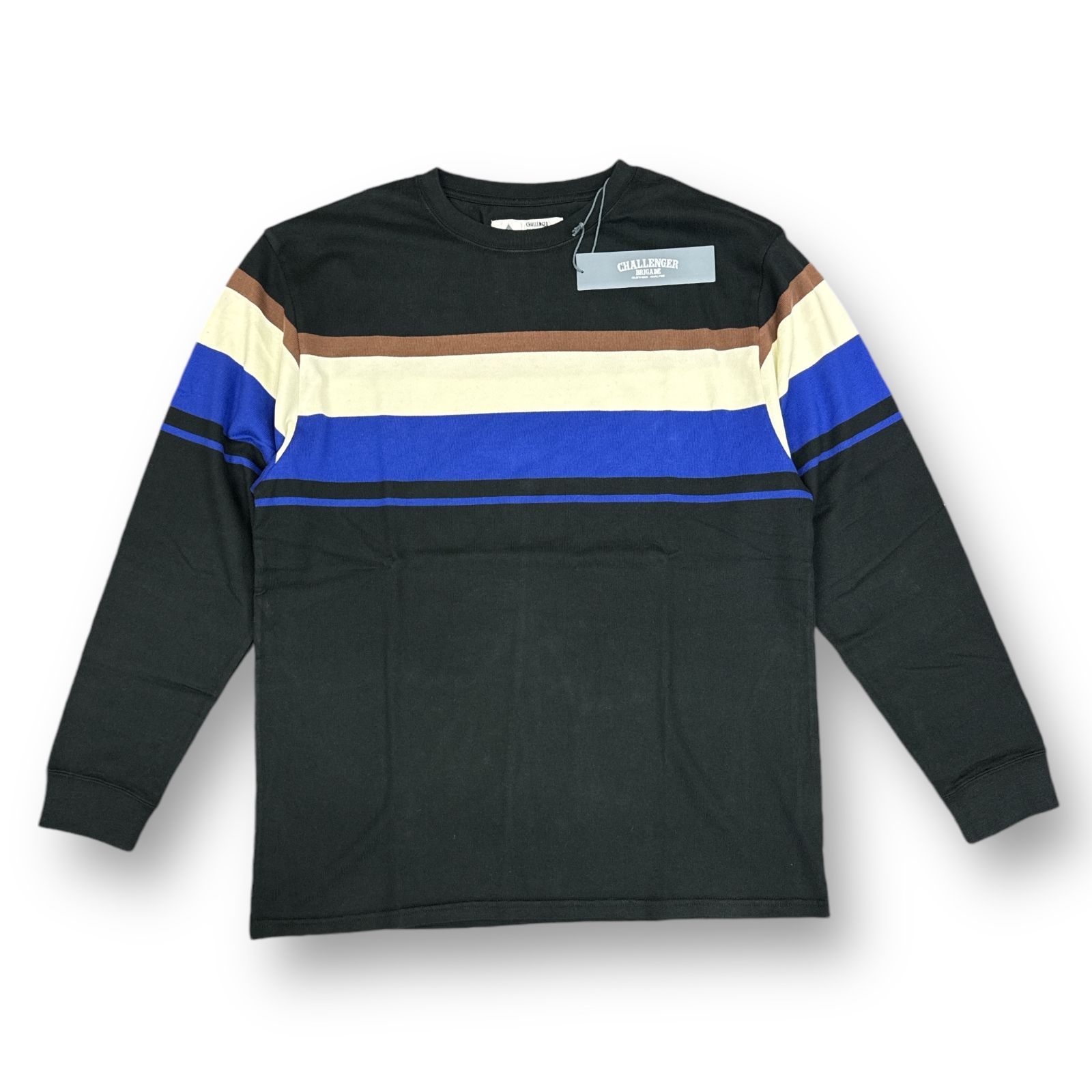 定価12100円 新品 CHALLENGER 24SS L/S MULTI BORDER TEE マルチ 