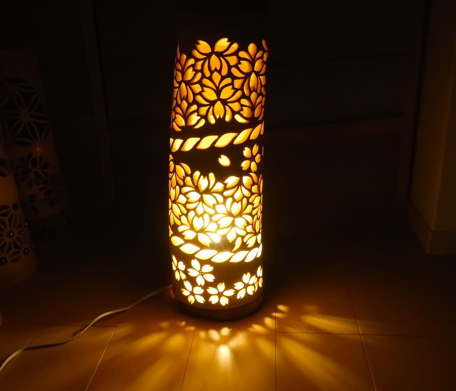 竹灯り・竹あかり・竹灯籠・竹灯篭・竹ランプ ～～ 癒しの灯り☆華盛り